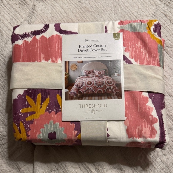3-Piece Boho Suzani Print Duvet Cover and Sham Set from Threshold™ - Picture 1 of 5